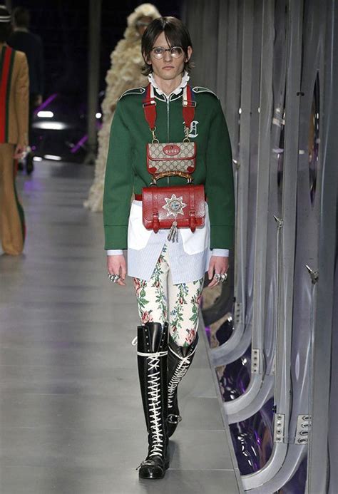 gucci aw18 mens|Gucci fall winter runway looks.